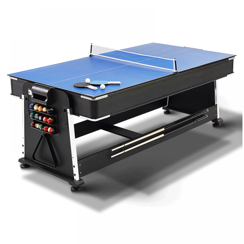 Popular Sell Multi Function Table Pool Billiard Table, Table Tennis with Dinning Top