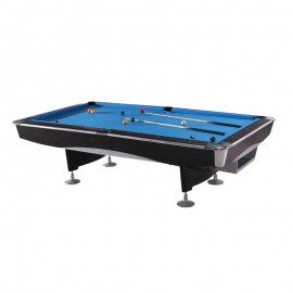 Good Quality Auto Ball Return System 9 Foot  American Nine Ball Slate Top Billiard Pool Table With Billiard Accessories