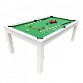 Modern Design MDF 6FT 2-in-1 Billiard Pool Dinning Table for Sale Indoor Family Entertainment