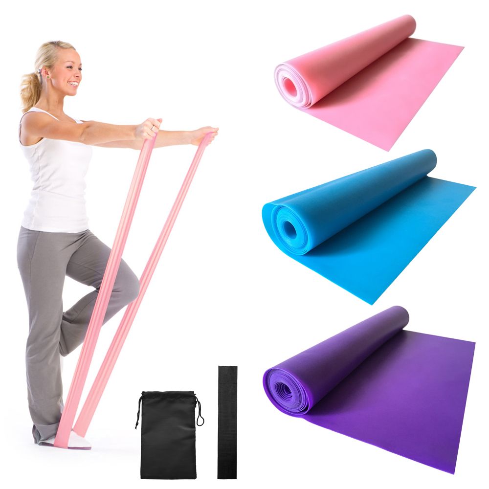 3pcs Resistance Bands Set with Door Anchor and Carry Bag Elastic Exercise Workout Bands for Women Men Fitness Strength Training Yoga Pilates