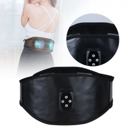 Intelligent Massage Keep Fit Waist Band Belt Gridle Type C Chargeing Port Washable 6 Adjustable Working Modes/ 15 Adjustable Tension Working Built-in 110mAh High Capacity Rechargeable Cell for Sports Enthusiasts Mini Size Light Weight Portable