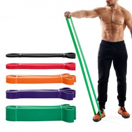 Resistance Loop Band Natural Latex Pull Up Assist Band Home Gym Fitness Yoga Strength Training Elastic Exercise Workout Band