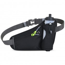 Sports Hydration Belt Bag Running Belt Waist Pack Bum Bag with Water Bottle Holder for Men Women Running Cycling Hiking Walking