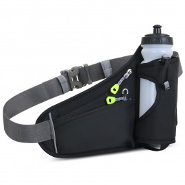 Sports Hydration Belt Bag Running Belt Waist Pack Bum Bag with Water Bottle Holder for Men Women Running Cycling Hiking Walking