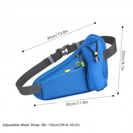 Sports Hydration Belt Bag Running Belt Waist Pack Bum Bag with Water Bottle Holder for Men Women Running Cycling Hiking Walking