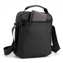 Men Sling Bag Single Shoulder Bag Crossbody Bag Wear-Resistant Oxford Bag Adjustable Strap Shoulder Bag