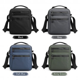 Men Sling Bag Single Shoulder Bag Crossbody Bag Wear-Resistant Oxford Bag Adjustable Strap Shoulder Bag