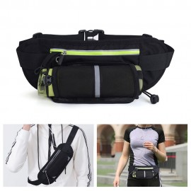 Running Waist Belt Bag Bum Bag with Water Bottle Holder for Sports Cycling Jogging Climbing Hiking Dog Walking Traveling