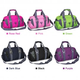 Fitness Bag Large Storage Travel Bag Crossbody Sports Bag Single Shoulder Nylon Bag Gym Bag with Detachable Shoulder Strap