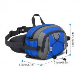 Waist Bag Fanny Pack Hip Bum Bag with Water Bottle Holder for Men Women for Outdoor Running Hiking Cycling Traveling