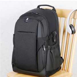 Laptop Backpack Water Resistant Business Travel Bag with USB Charging Port Anti-Theft College School Computer Backpack Travel Casual Hiking Daypack 17 Inch Computer