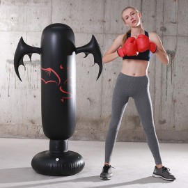 5.2ft Inflatable PVC Boxing Bag Inflatable Punching Bag Fitness Boxing Target Bag