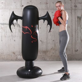 5.2ft Inflatable PVC Boxing Bag Inflatable Punching Bag Fitness Boxing Target Bag