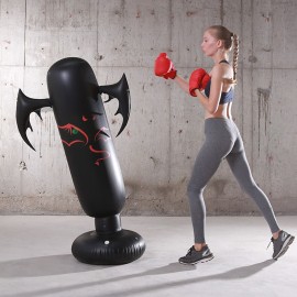 5.2ft Inflatable PVC Boxing Bag Inflatable Punching Bag Fitness Boxing Target Bag