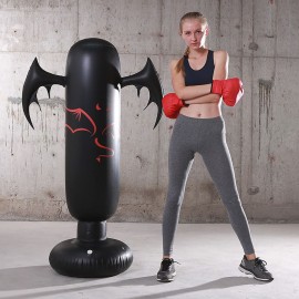 5.2ft Inflatable PVC Boxing Bag Inflatable Punching Bag Fitness Boxing Target Bag