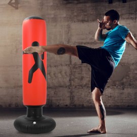 Fitness Punching Bag Inflatable Punching Bag Stand Boxing Bag Toy PVC Indoor Punching Tower Bag