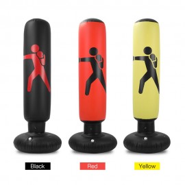 Fitness Punching Bag Inflatable Punching Bag Stand Boxing Bag Toy PVC Indoor Punching Tower Bag