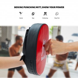 Boxing Punching Mitt PU Leather Thick Foam Curved Focus Target Pad Kickboxing Muay Thai Karate Training Hand Pads