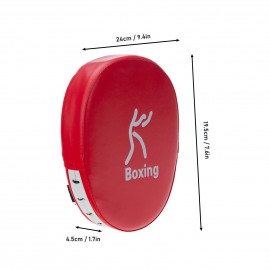 Boxing Punching Mitt PU Leather Thick Foam Curved Focus Target Pad Kickboxing Muay Thai Karate Training Hand Pads