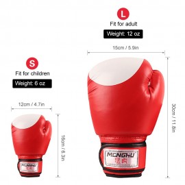 Boxing Gloves Kick Boxing Muay Thai Punching Training Bag Gloves Outdoor Sports Mittens Boxing Practice Equipment for Punch Bag Sack Boxing Pads