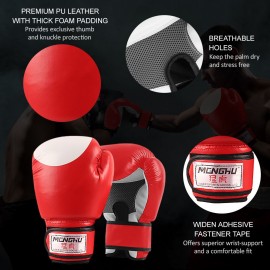 Boxing Gloves Kick Boxing Muay Thai Punching Training Bag Gloves Outdoor Sports Mittens Boxing Practice Equipment for Punch Bag Sack Boxing Pads