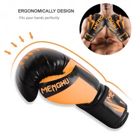 Boxing Gloves Kick Boxing Muay Thai Punching Training Bag Gloves Outdoor Sports Mittens Boxing Practice Equipment for Punch Bag Sack Boxing Pads for Men and Women 12oz