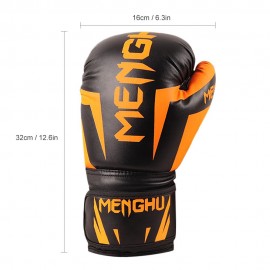 Boxing Gloves Kick Boxing Muay Thai Punching Training Bag Gloves Outdoor Sports Mittens Boxing Practice Equipment for Punch Bag Sack Boxing Pads for Men and Women 12oz