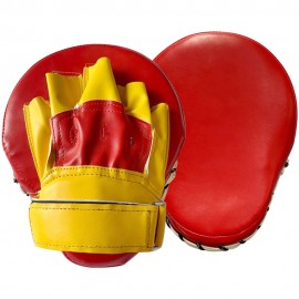 1 Pair Curved Boxing Punching Mitts Target Pads for Kickboxing Muay Thai Martial Arts Training