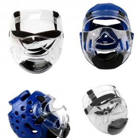 Boxing Helmet Guard Clear Face Guard Detachable High Impact Resistant Protective Helmet