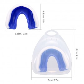 Sports Mouth Guard Food Grade Tooth Protector Boxing Karate Muay Safety Mouth-guard Boil and Bite Mouthguard