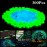 300Pcs Glowing Rocks Outdoor Glow Decorative Stones Garden Yard Lawn Luminous Pebbles
