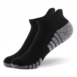 6 Pairs Sports Ankle Socks  Athletic Low-cut Socks Thick Knit Autumn Winter Socks Outdoor Fitness Breathable Quick Dry Socks Wear-resistant Warm Socks Lightweight Anti-skid No-Show Socks For Marathon Running Cycling