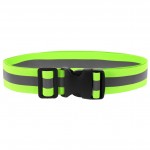 Elastic Reflective Running Belt High-visibility Elastic Night Safety Waist Belt Band for Outdoor Sport Running Cycling Jogging Walking