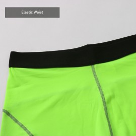 Men Sport Shorts Elastic Bodycon Quick-dry Athlete Fitness Gym Yoga Shorts