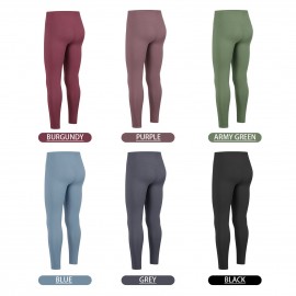 Women Fleece Legging Pocket Quick Dry High Waisted Sport Running Yoga Pants