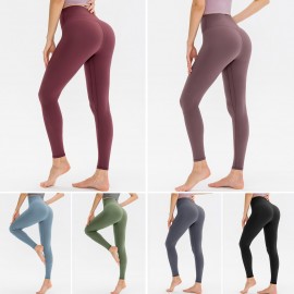 Women Fleece Legging Pocket Quick Dry High Waisted Sport Running Yoga Pants