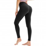 Women Fleece Legging Pocket Quick Dry High Waisted Sport Running Yoga Pants