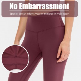 Women Fleece Legging Pocket Quick Dry High Waisted Sport Running Yoga Pants