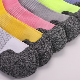 Ankle Socks Low Cut Ribbed Breathable Athletic Running Sport Jogger Socks