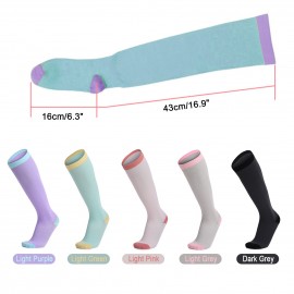 Sport Over the Calf Socks for Running Marathon Soccer Cycling Standing Athletic Stockings