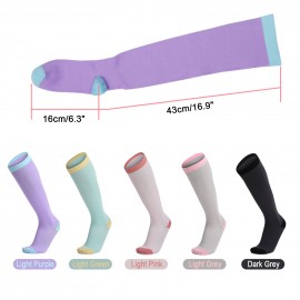 Sport Over the Calf Socks for Running Marathon Soccer Cycling Standing Athletic Stockings