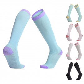 Sport Over the Calf Socks for Running Marathon Soccer Cycling Standing Athletic Stockings