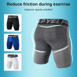 Men Quick Dry Shorts Running Leggings Running Tights Gym Training Fitness Sport Shorts Leggings Male Underwear