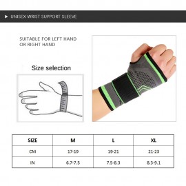 Wrist Support Sleeve Half-Finger Wrist Band Wrist Palm Support Brace Wrist Sleeve for Men Women