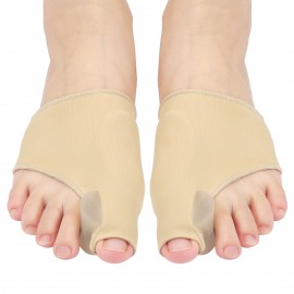 1 Pair Bunion Corrector Gel Bunion Pads Sleeves Brace Bunion Relief Big Toe Separator for Big Toe Joint Pain Relief