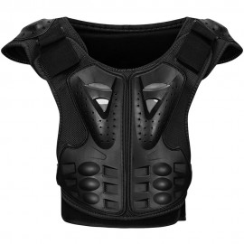 Kids Armor Vest Detachable Body Chest Spine Back Protector Vest Protective Jacket for Cycling Skating Skiing Skateboarding