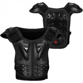 Kids Armor Vest Detachable Body Chest Spine Back Protector Vest Protective Jacket for Cycling Skating Skiing Skateboarding