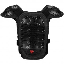 Kids Armor Vest Detachable Body Chest Spine Back Protector Vest Protective Jacket for Cycling Skating Skiing Skateboarding