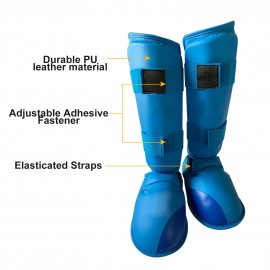 Shin Guards Instep Leg Protector Gear for Martial Arts Sparring Boxing Kickboxing Muay Thai Training Pads