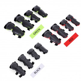 4pcs Knee Pads Elbow Pads Elbow Knee Guards Protective Gear for Kids Outdoor Sport Cycling Skating Skiing Skateboarding